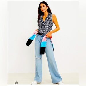 Light Blue Distressed Women's Jeans/32